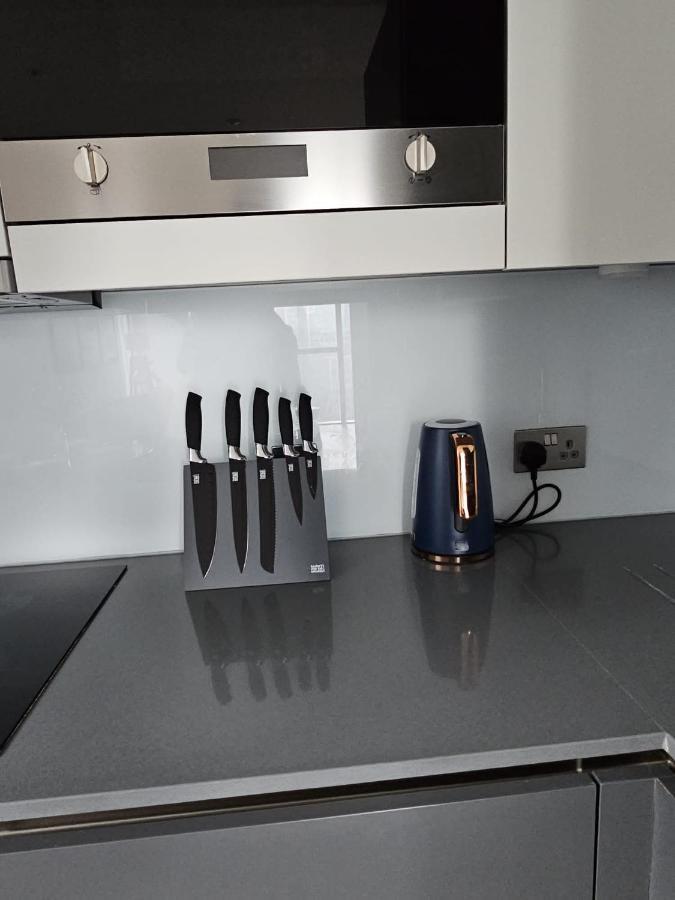 2 Bed Luxurious Apartments Canary Wharf Londra Esterno foto